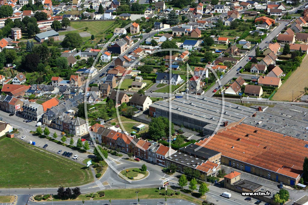 Photo arienne de Saint-Quentin (La Patte d'Oie)