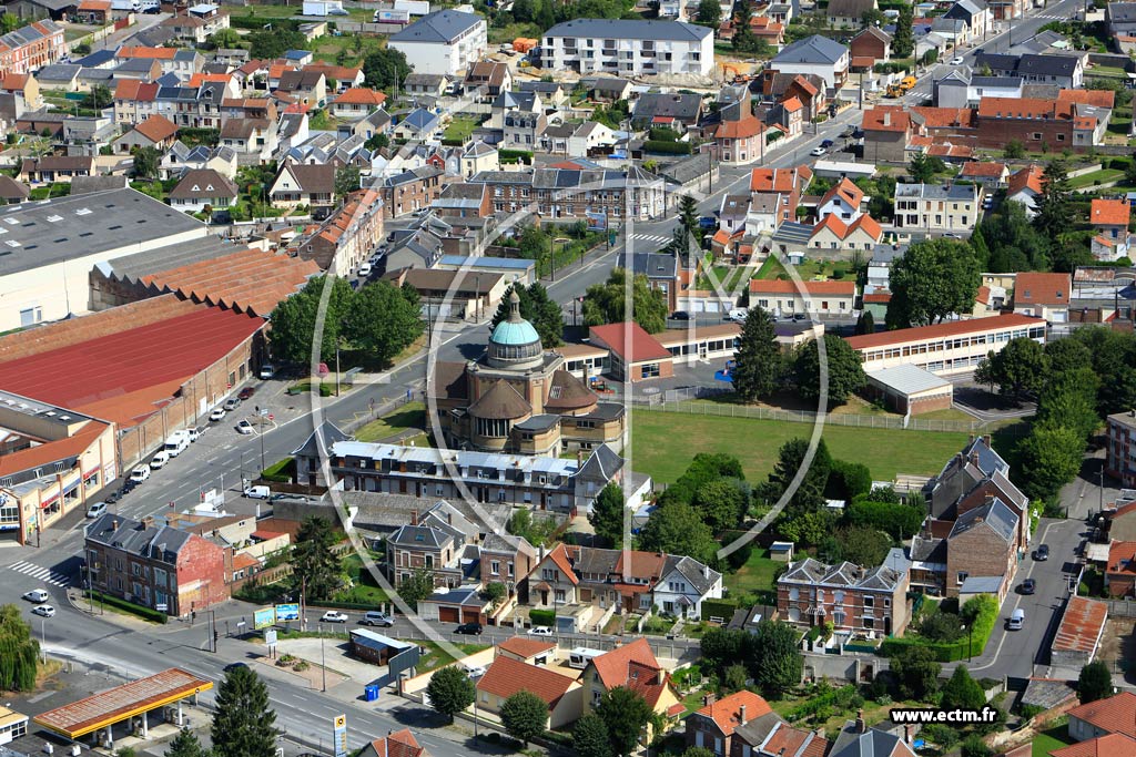 Photo arienne de Saint-Quentin (La Patte d'Oie)