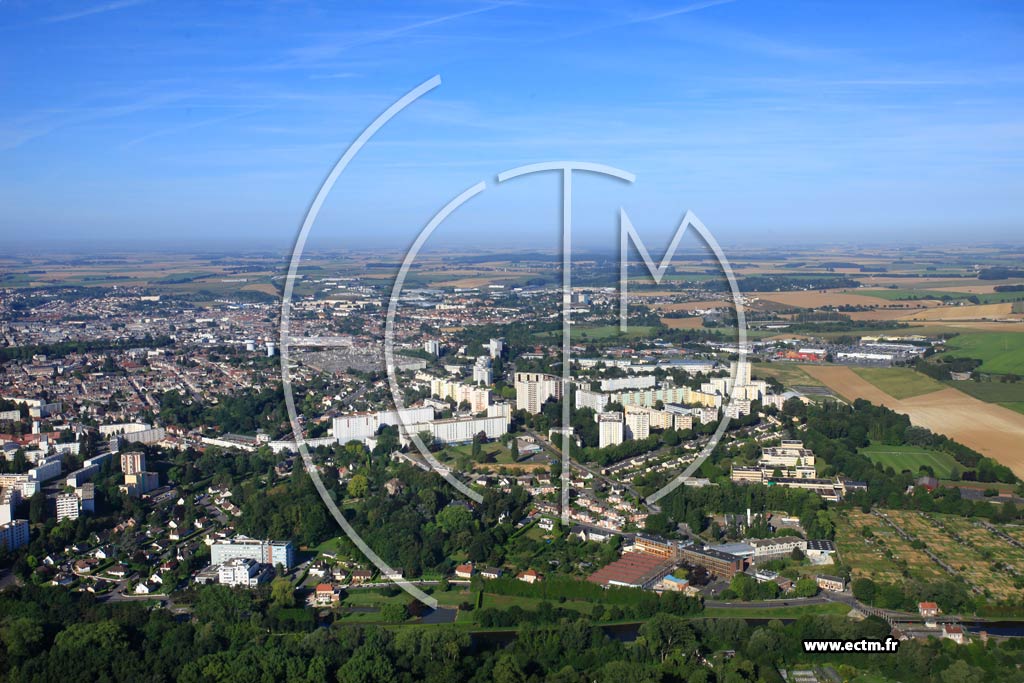 Photo arienne de Saint-Quentin (La Pilule)