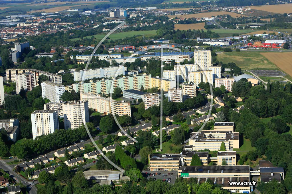 Photo arienne de Saint-Quentin (La Pilule)