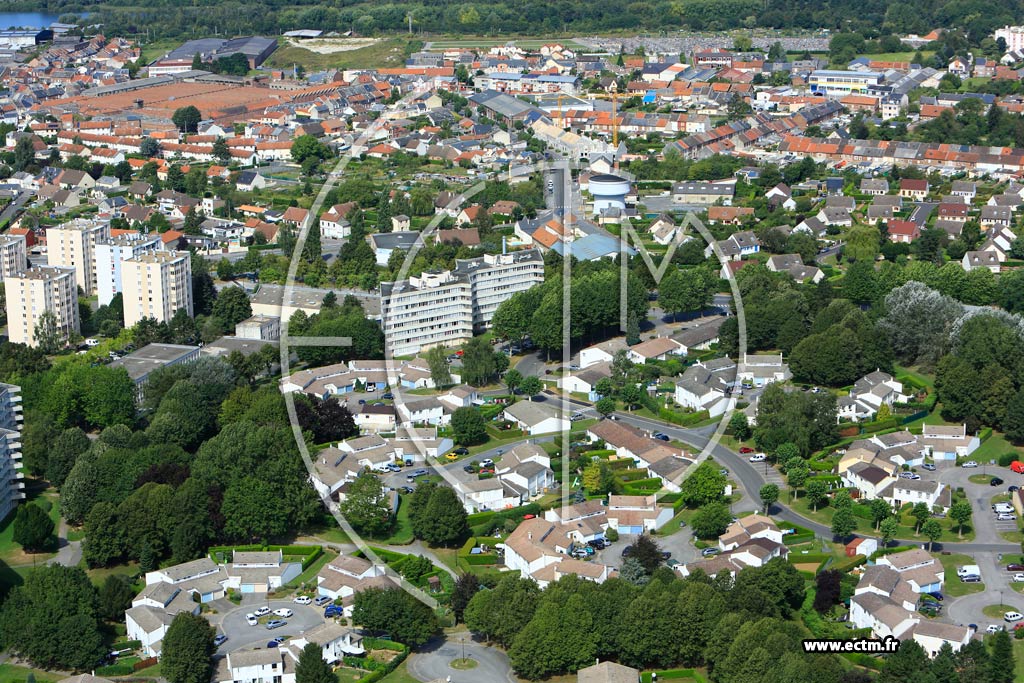 Photo arienne de Saint-Quentin (Quartier de Neuville)