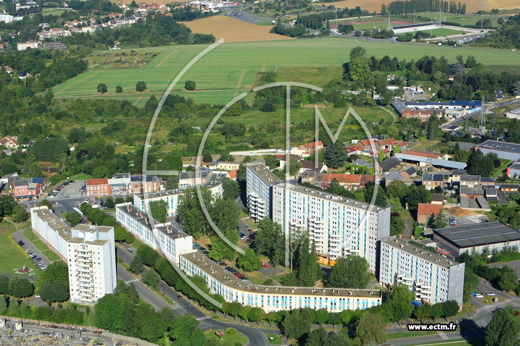 Photo arienne de Saint-Quentin (Remicourt)