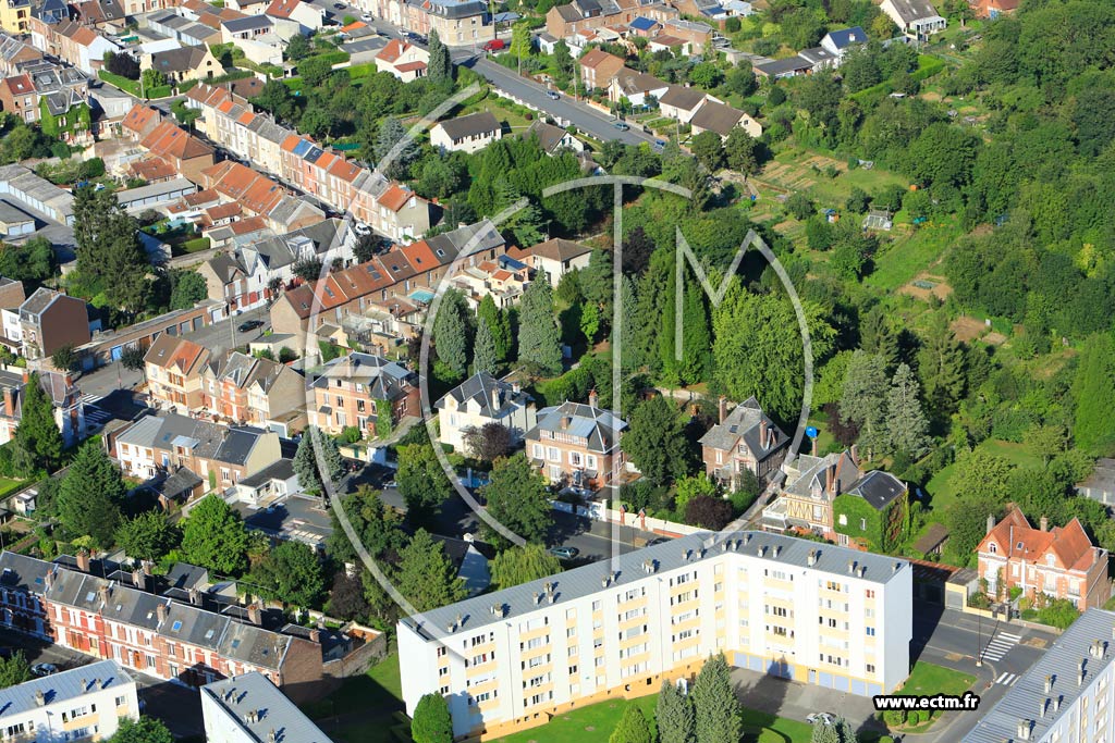Photo arienne de Saint-Quentin (Remicourt)