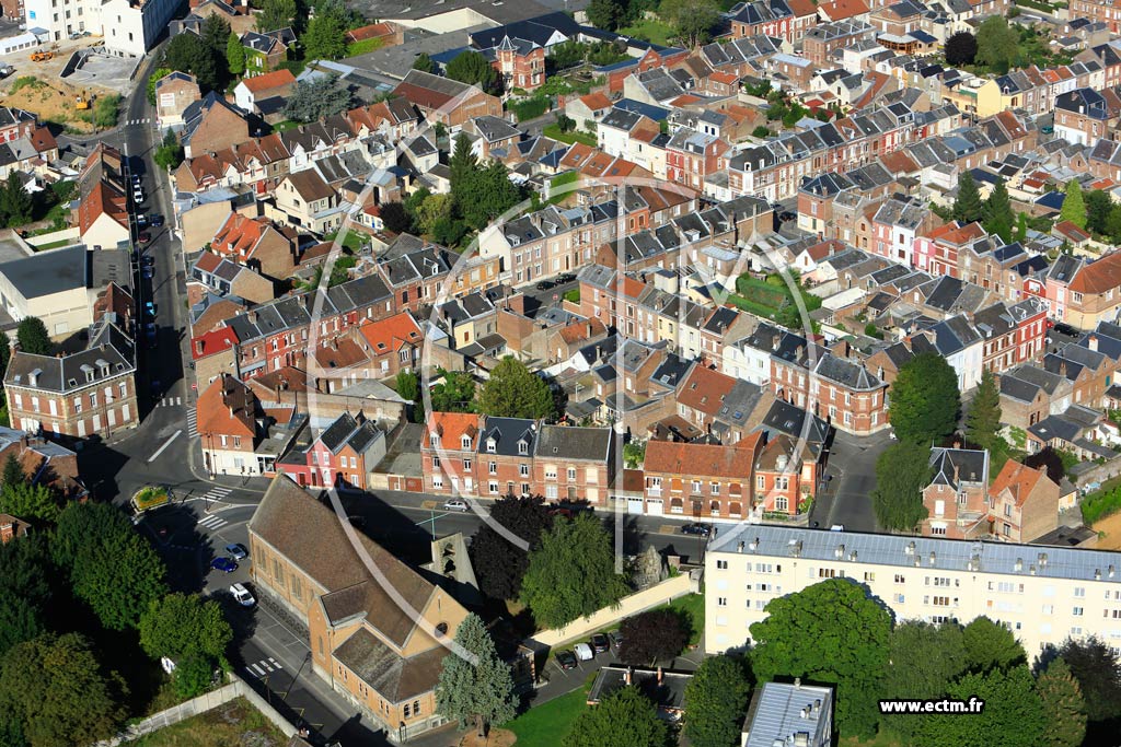 Photo arienne de Saint-Quentin (Remicourt)