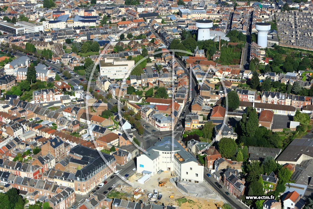 Photo arienne de Saint-Quentin (Remicourt)