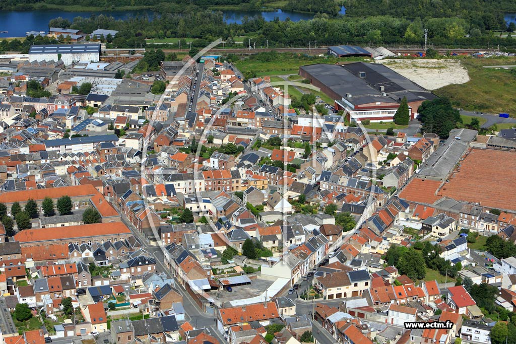 Photo arienne de Saint-Quentin (Rue de Guise)