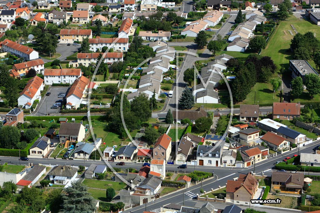 Photo arienne de Saint-Quentin (Rue de la Garenne Museux)