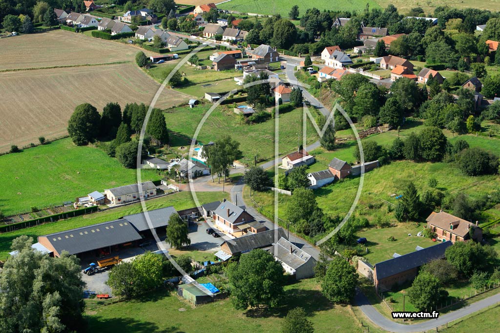Photo arienne de Saint-Simon (Avesne)