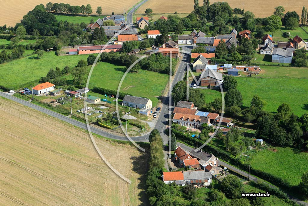 Photo arienne de Saint-Souplet (La Haie Menneresse)