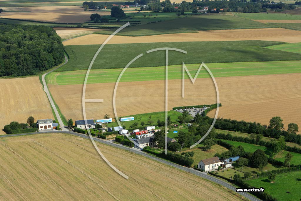 Photo arienne de Saint-Souplet (La Haie Menneresse)