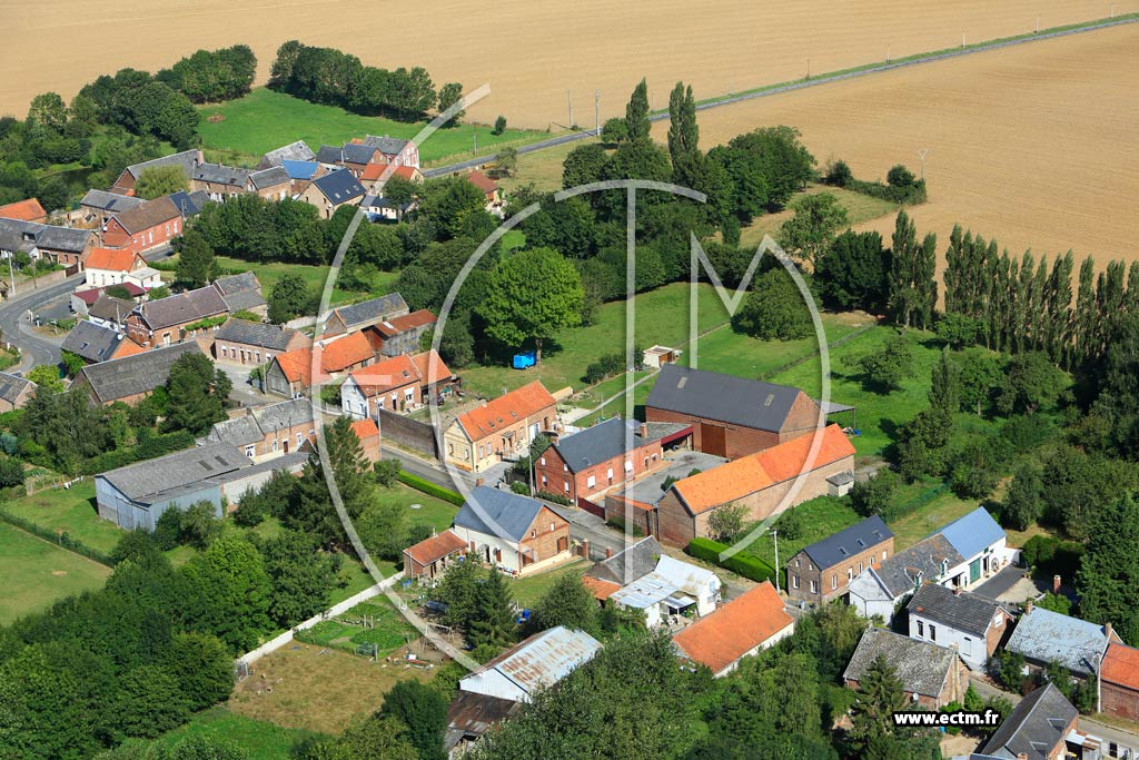 Photo arienne de Saint-Souplet (La Haie Menneresse)