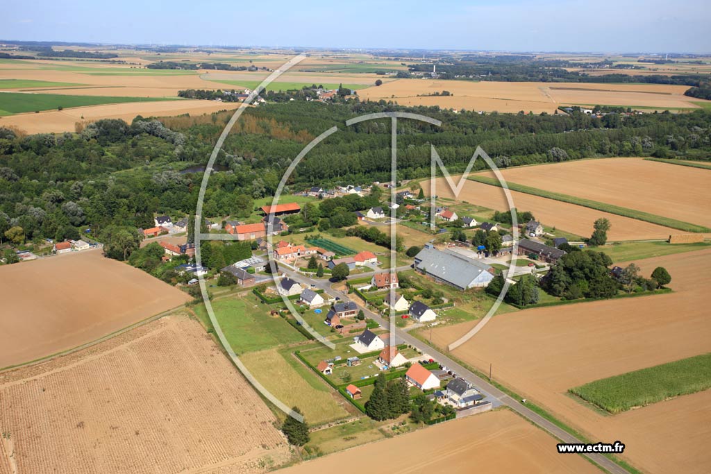 Photo arienne de Sommette-Eaucourt