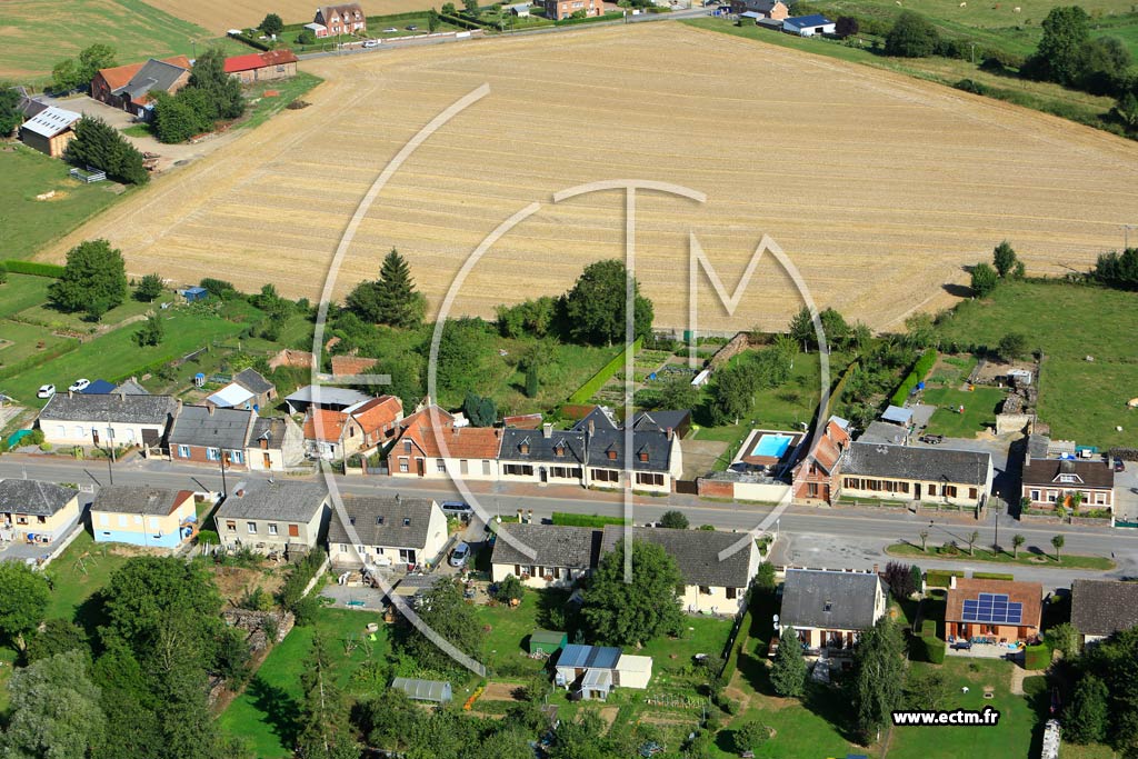 Photo arienne de Vadencourt