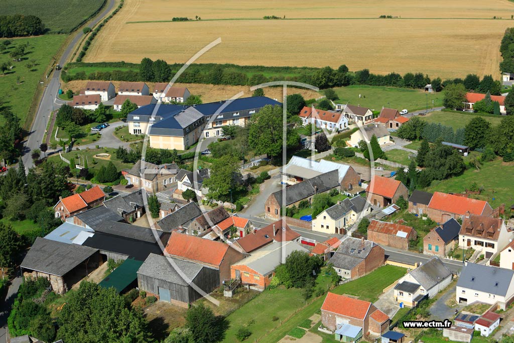 Photo arienne de Vaux-Andigny
