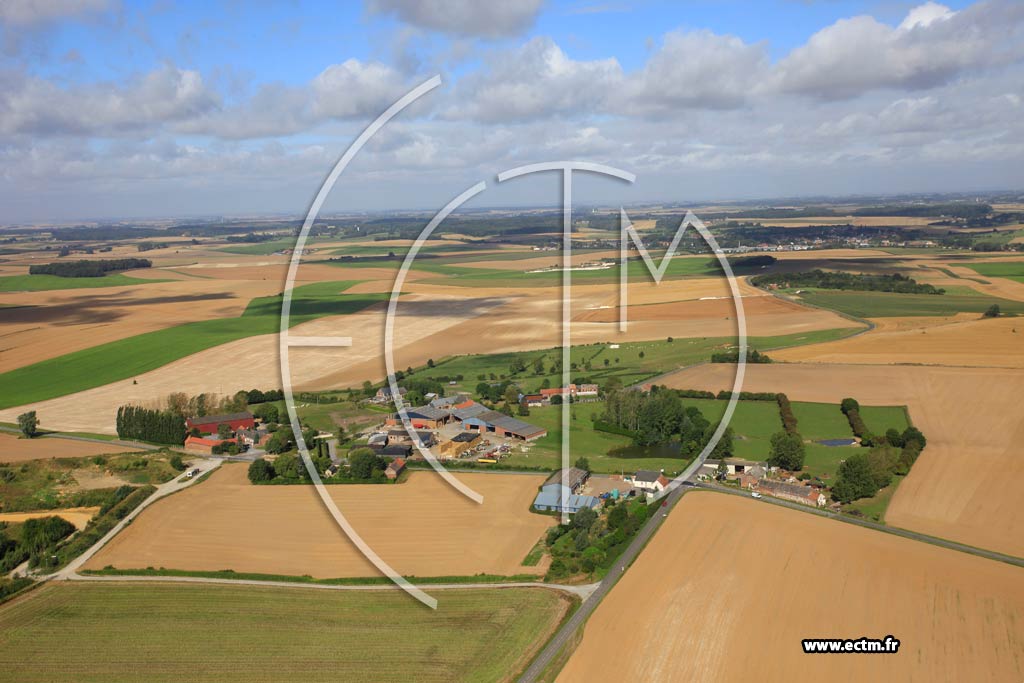 Photo arienne de Vaux-Andigny (Hameau Andigny les Ferms)