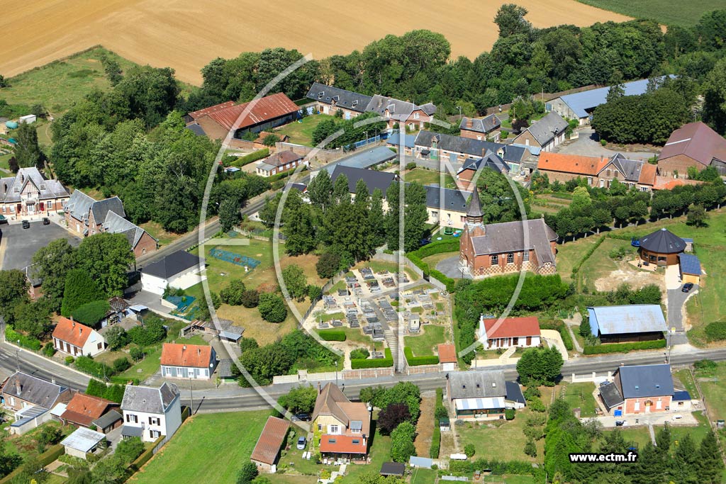 Photo arienne de Vaux-en-Vermandois