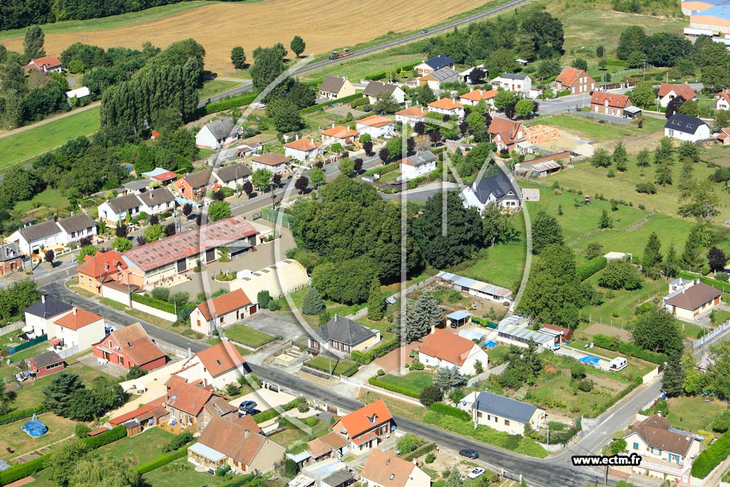 Photo arienne de Vendeuil