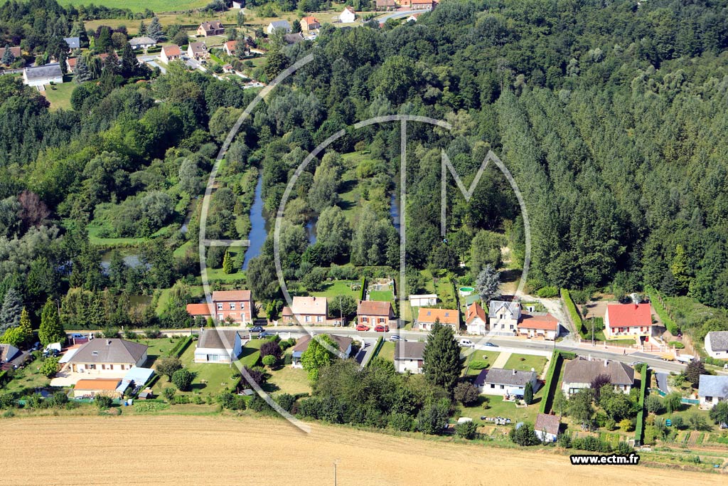 Photo arienne de Vermand (Villecholles)