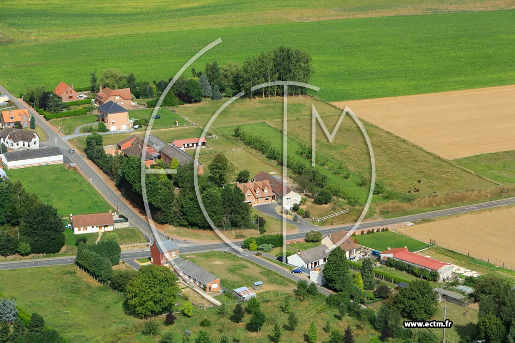 Photo arienne de Villers-Outraux