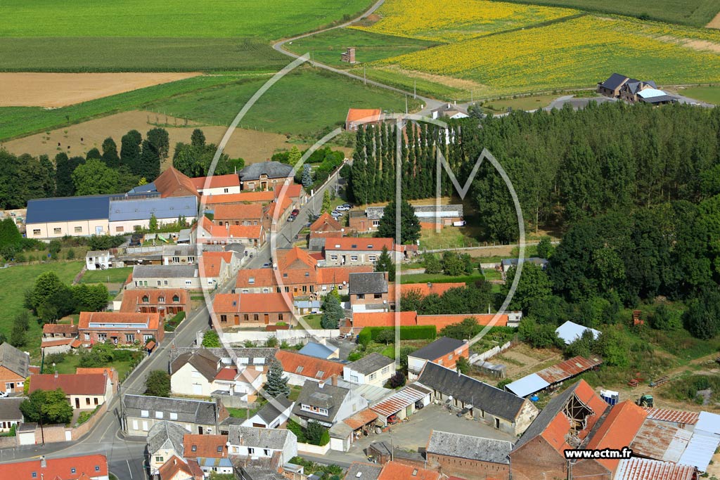 Photo arienne de Villers-Outraux