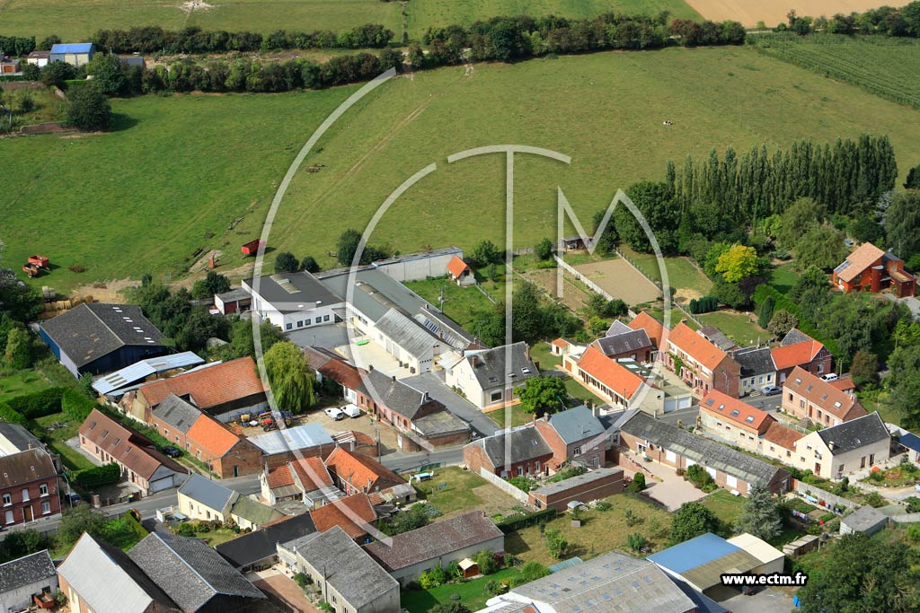 Photo arienne de Villers-Outraux