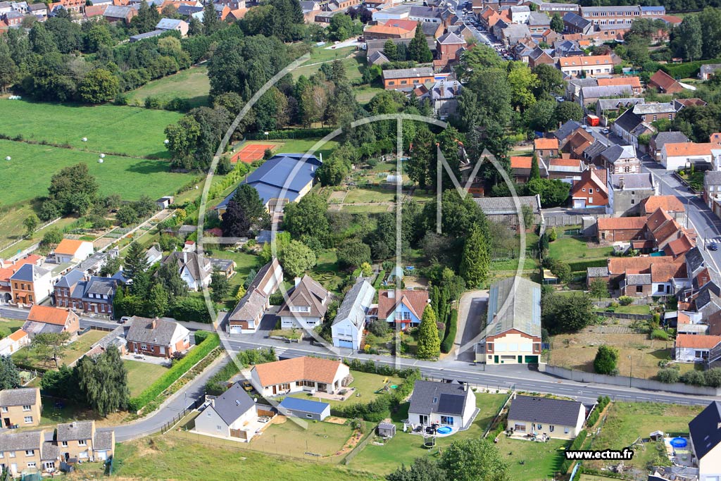 Photo arienne de Villers-Outraux