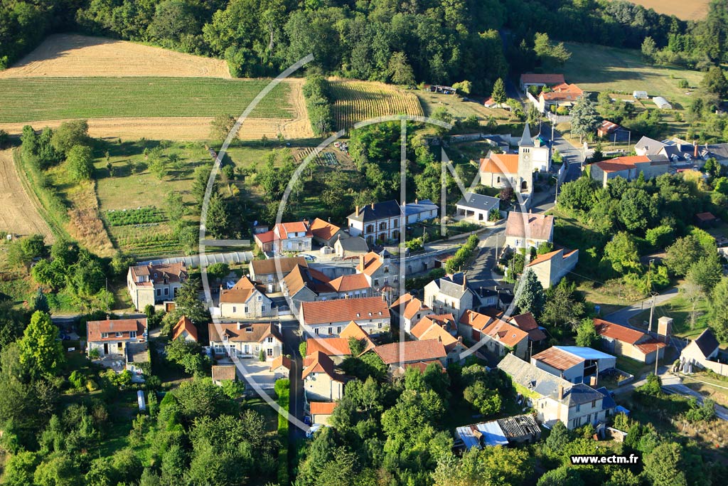 Photo arienne de Aubigny-en-Laonnois