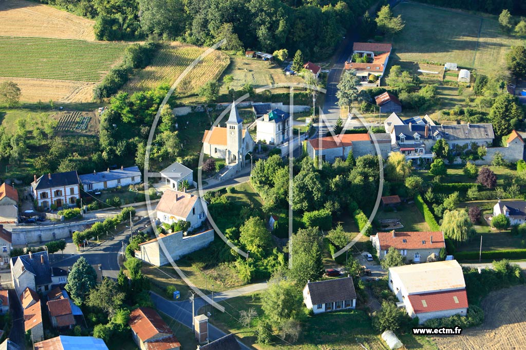 Photo arienne de Aubigny-en-Laonnois