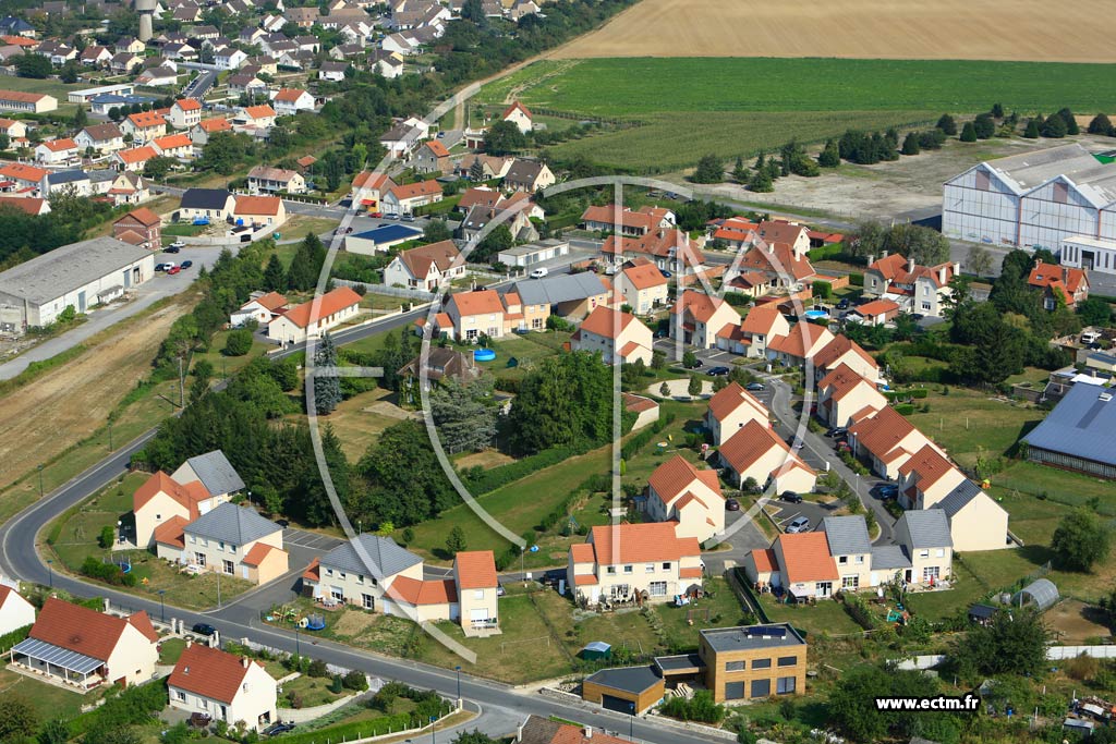 Photo arienne de Aulnois-sous-Laon