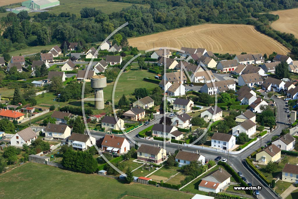 Photo arienne de Aulnois-sous-Laon