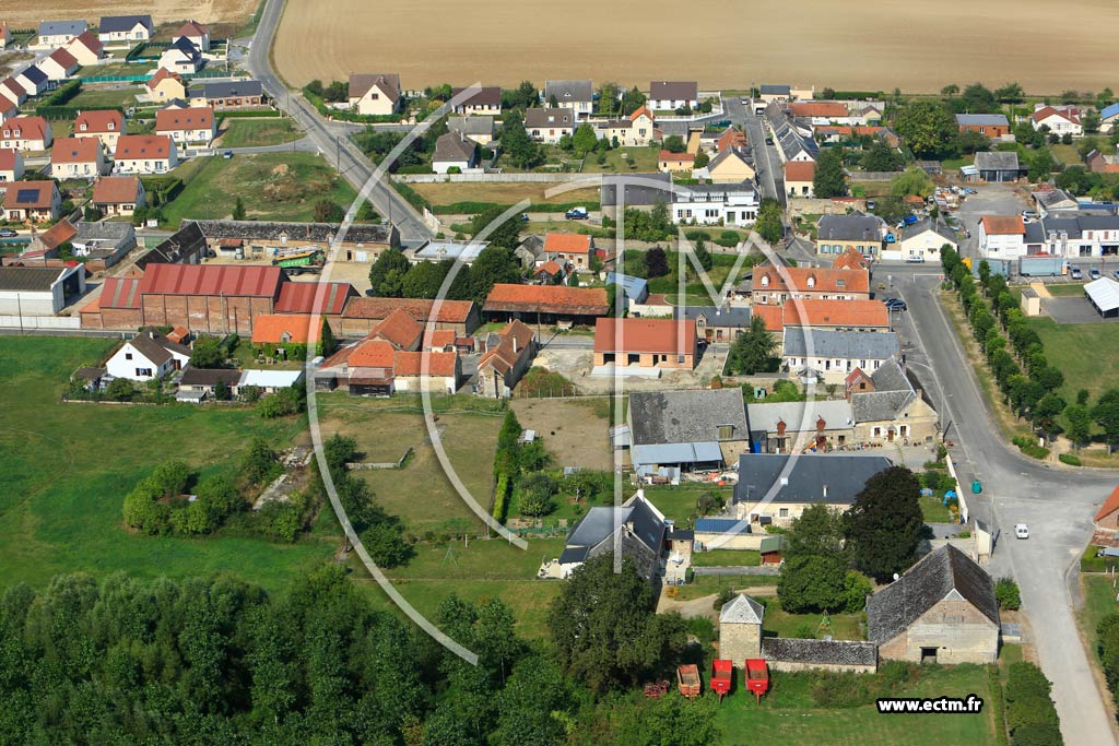 Photo arienne de Aulnois-sous-Laon