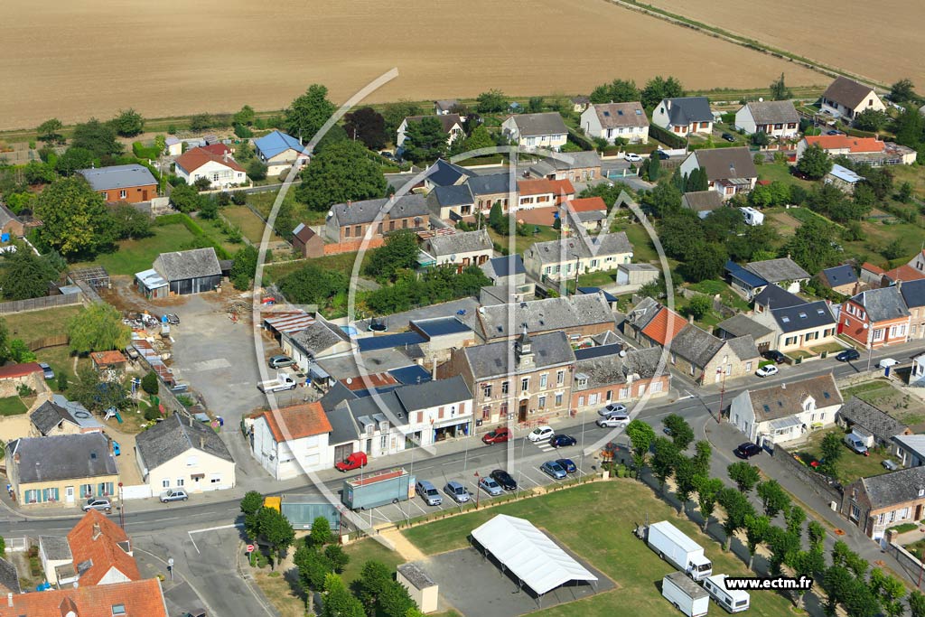 Photo arienne de Aulnois-sous-Laon