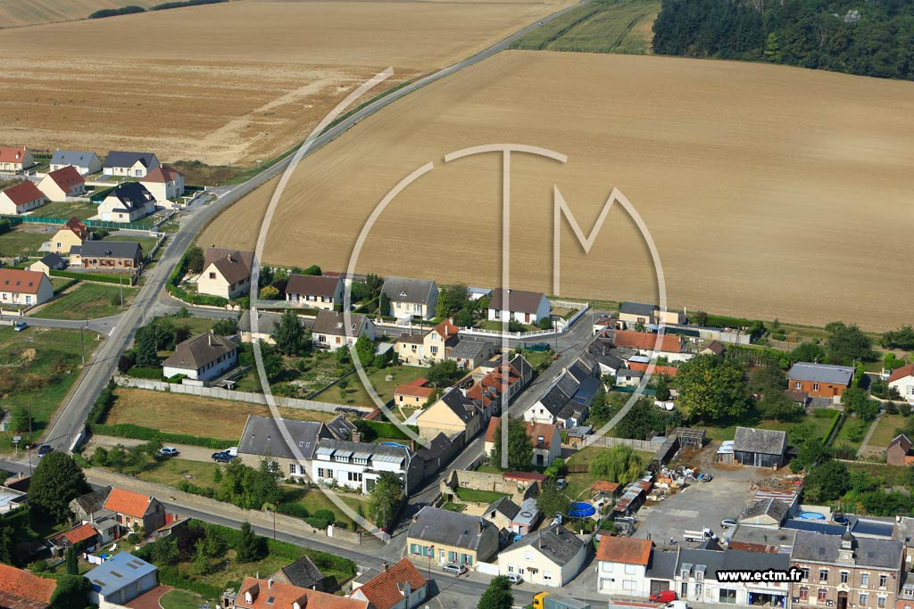 Photo arienne de Aulnois-sous-Laon