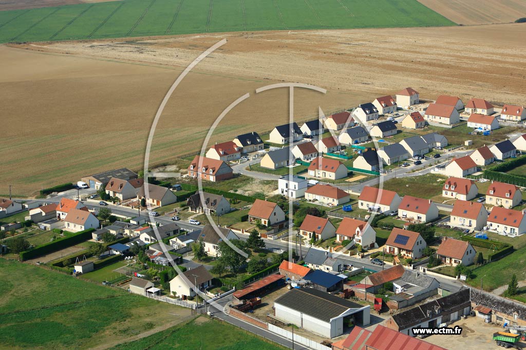 Photo arienne de Aulnois-sous-Laon