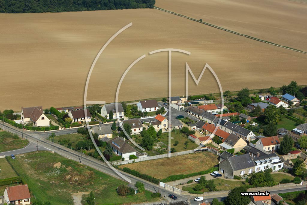 Photo arienne de Aulnois-sous-Laon