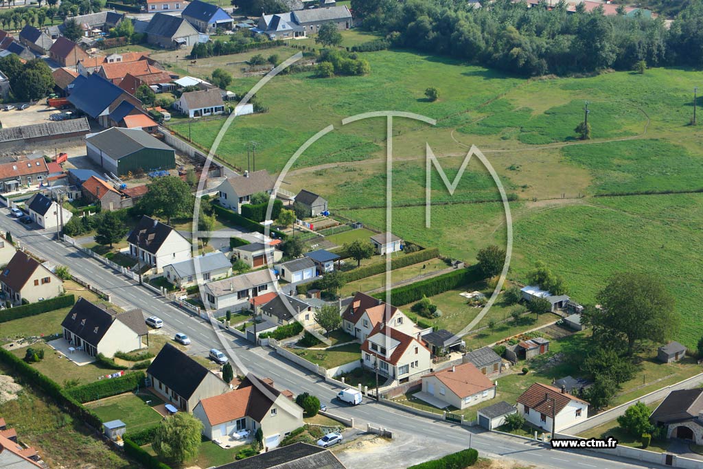 Photo arienne de Aulnois-sous-Laon
