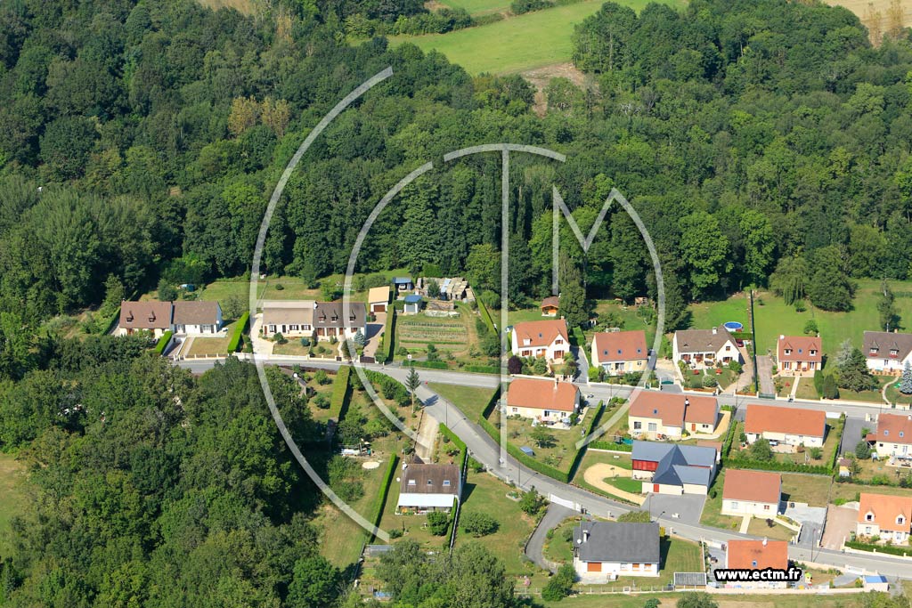 Photo arienne de Bruyres-et-Montbrault