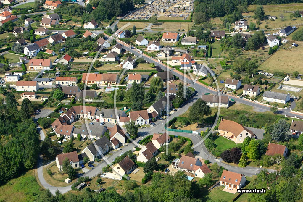 Photo arienne de Bruyres-et-Montbrault