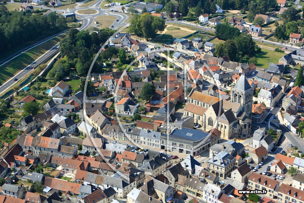 Photo arienne de Bruyres-et-Montbrault