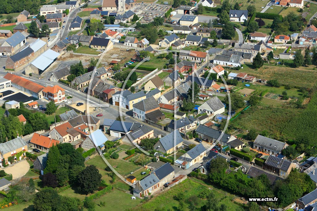 Photo arienne de Chry-ls-Pouilly