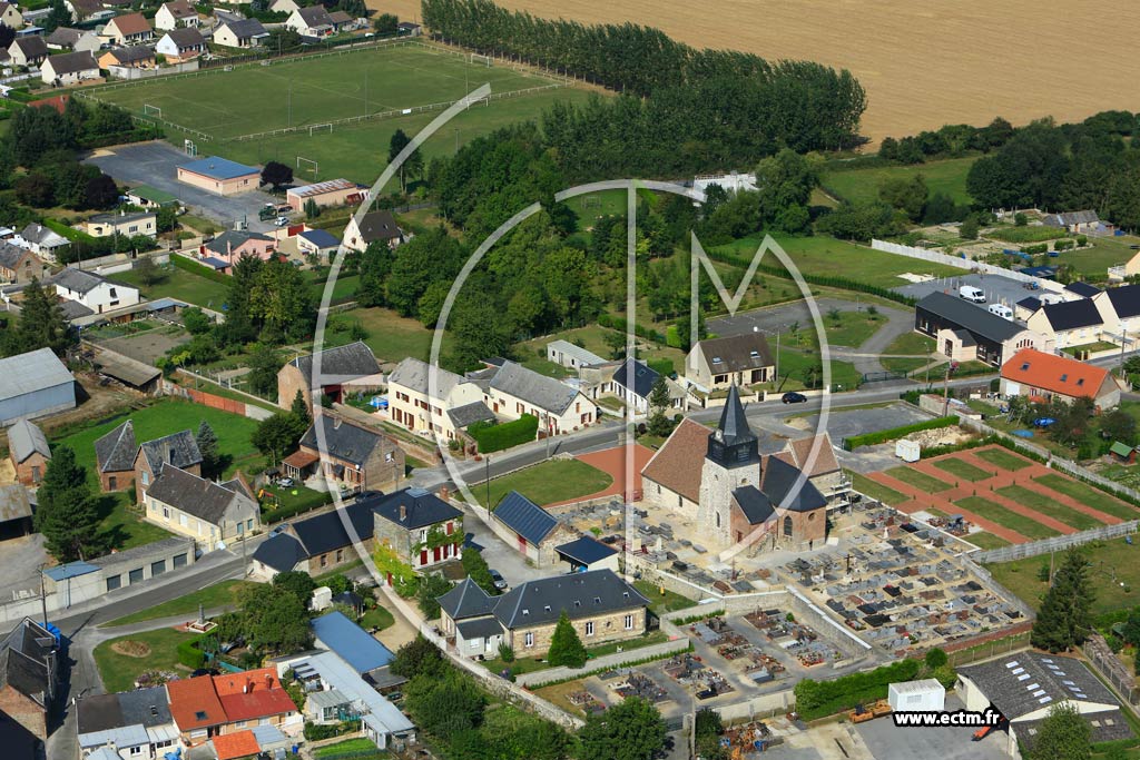 Photo arienne de Chry-ls-Pouilly