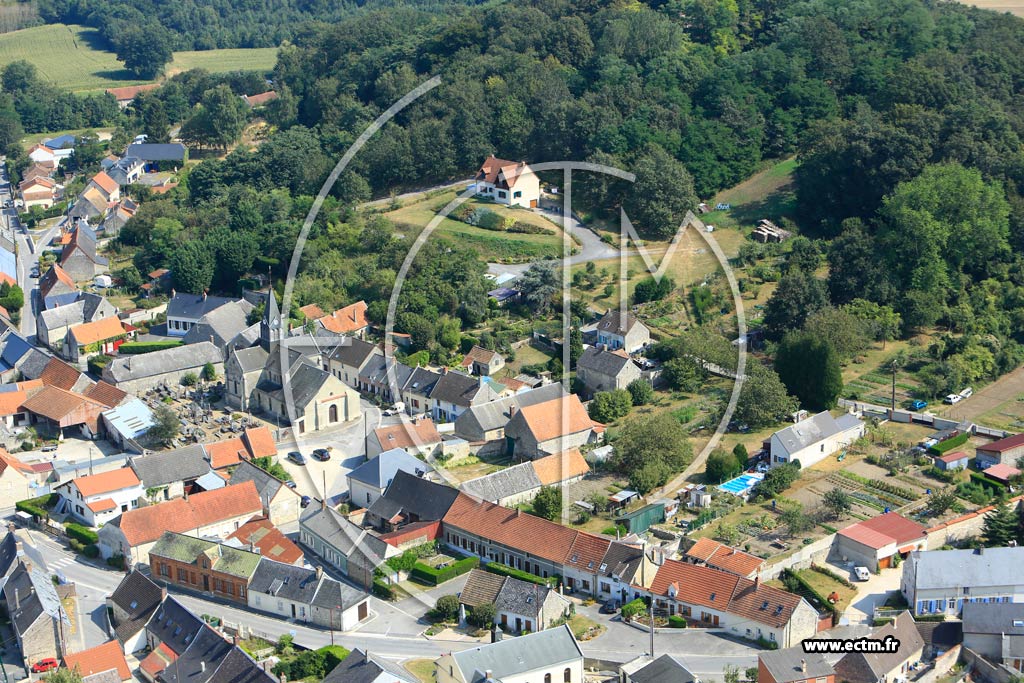 Photo arienne de Coucy-ls-Eppes