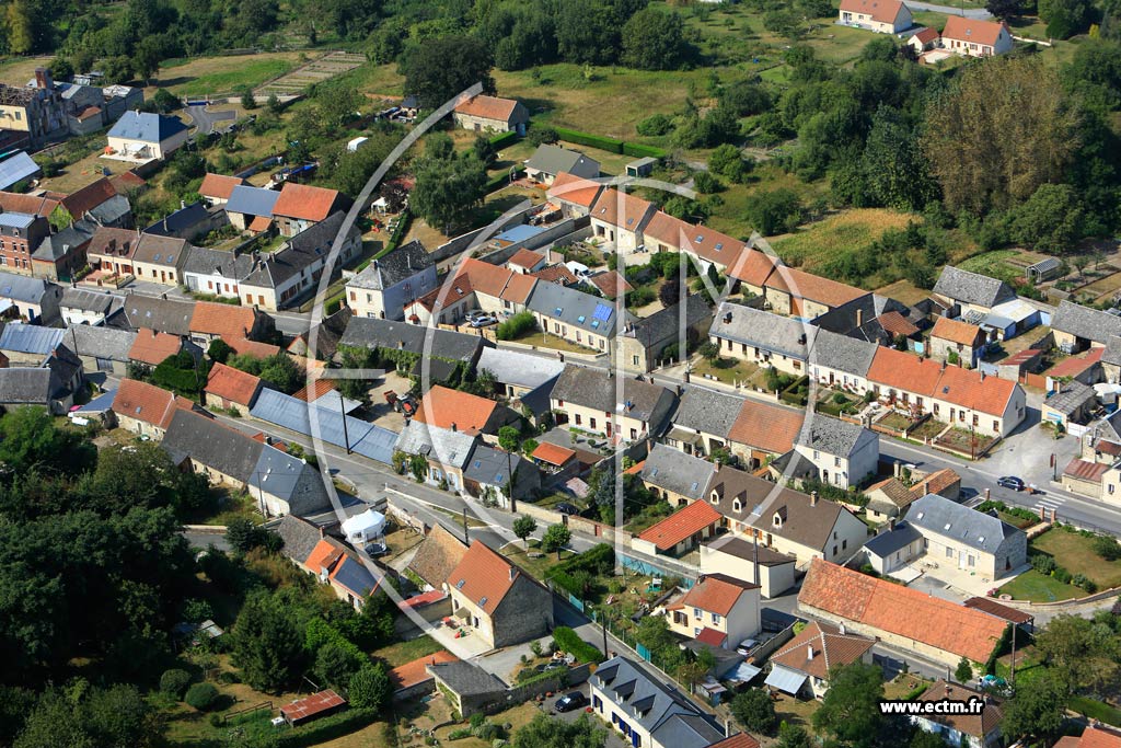 Photo arienne de Coucy-ls-Eppes