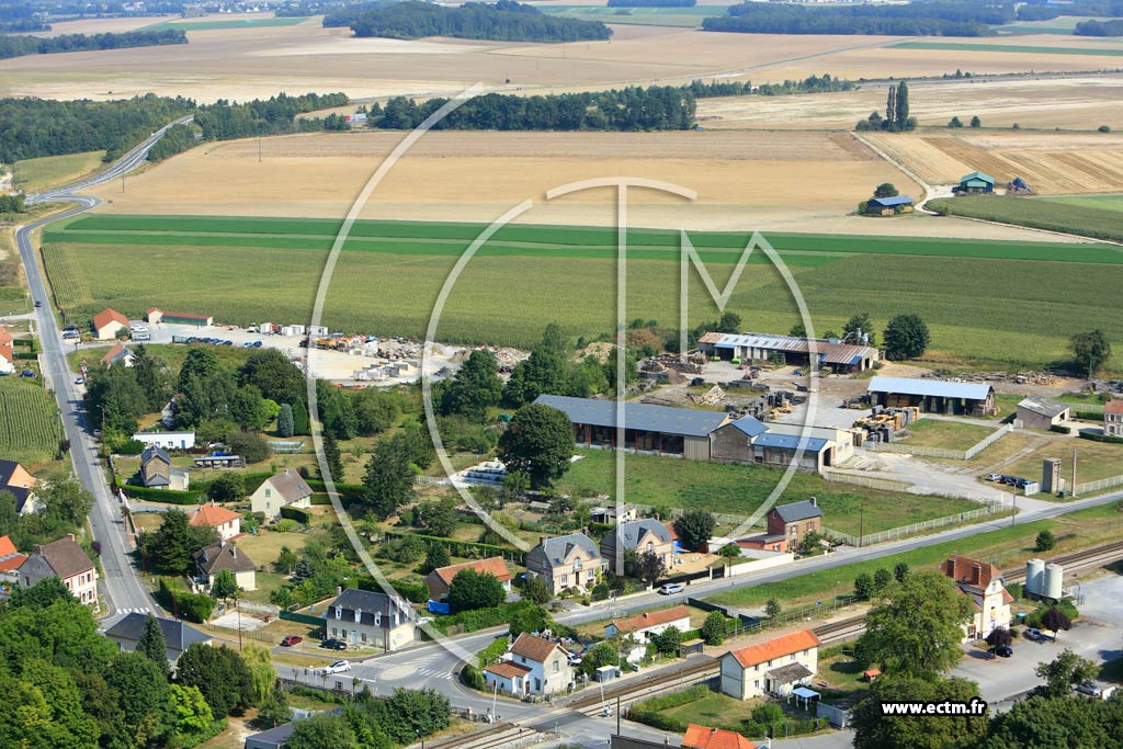 Photo arienne de Coucy-ls-Eppes