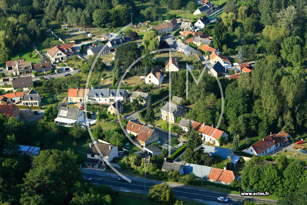 Photo arienne de Fourdrain (La Bovette)