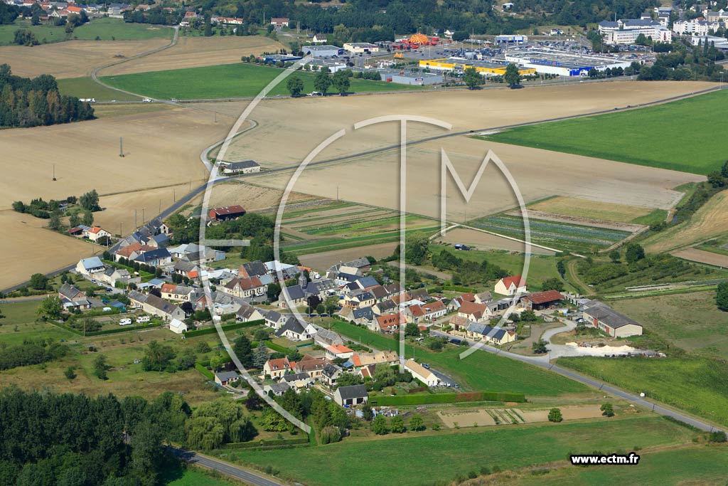 Photo arienne de Laon (Faubourg de Leuilly)