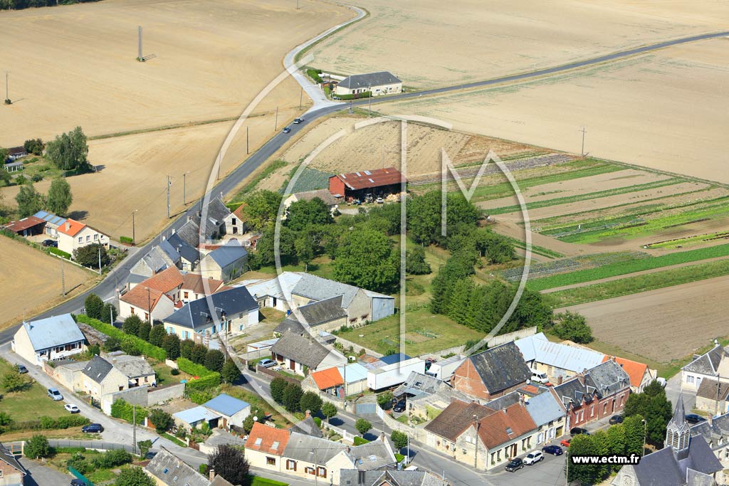 Photo arienne de Laon (Faubourg de Leuilly)