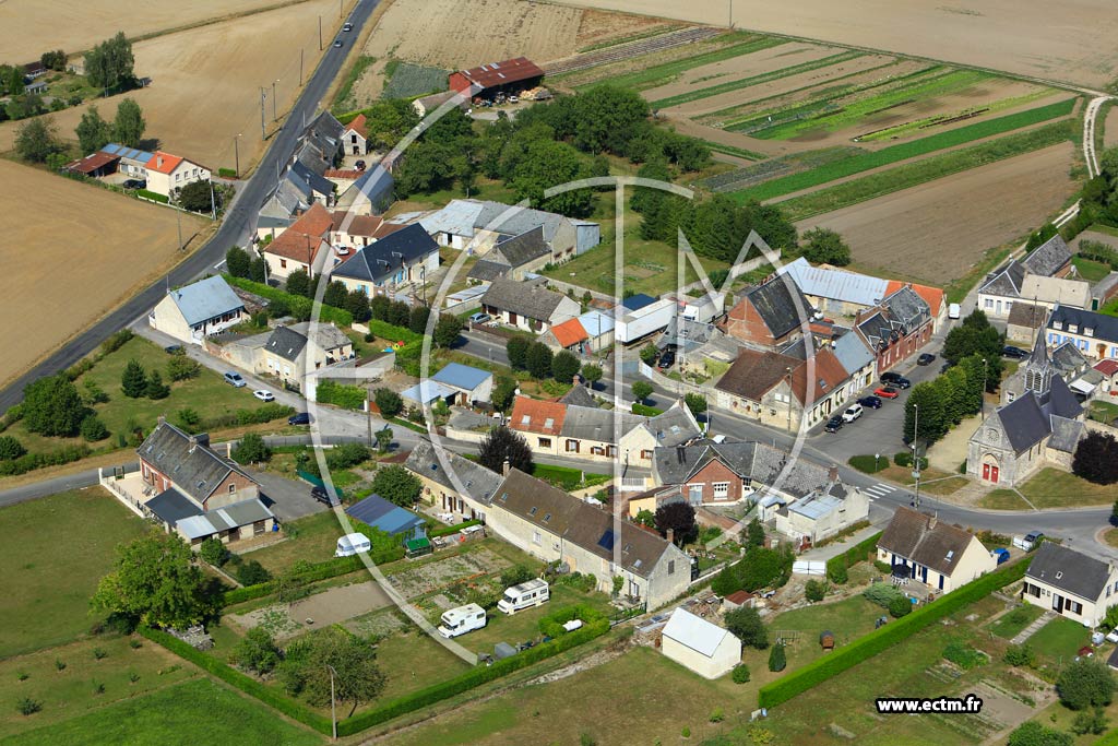 Photo arienne de Laon (Faubourg de Leuilly)