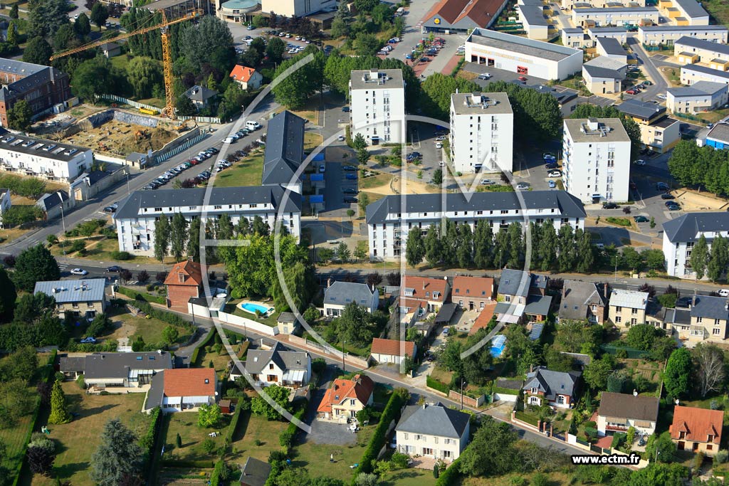 Photo arienne de Laon (La Neuville)