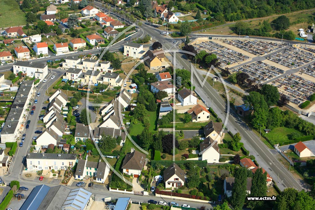 Photo arienne de Laon (La Neuville)